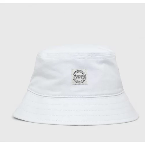 Abercrombie & Fitch Pamučni šešir boja: bijela, pamučni