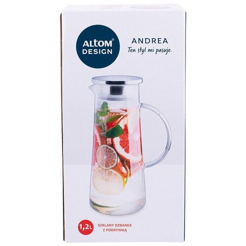 Altom design termo-stakleni vrč s dvostrukim stijenkama s poklopcem Andrea 1200 ml - 0103009136 Slike