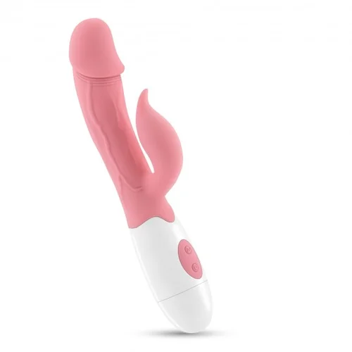 Crushious MOCHI RABBIT VIBRATOR PINK WITH WATERBASED LUBRICANT INCLUDED