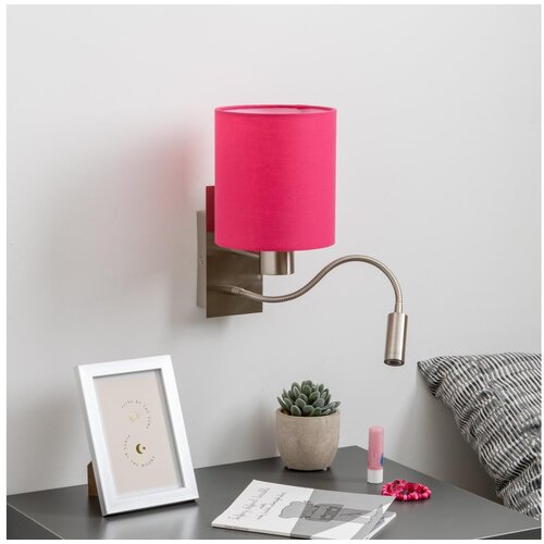  Brilagi - LED zidna lampa NUBILA 1xE27/25W/230V + LED/3W hrom/ružičasta Cene