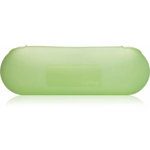 Lékué Reusable Baguette Case silikonska posoda za bageto barva Translucent Green 1 kos