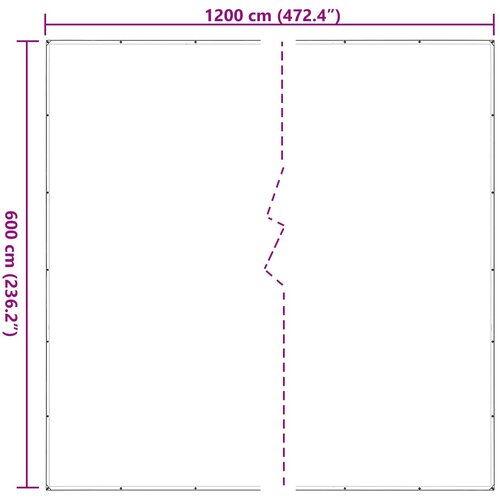  Pokrov za biljke *Transparent*an 6 x 12 m PE Slike