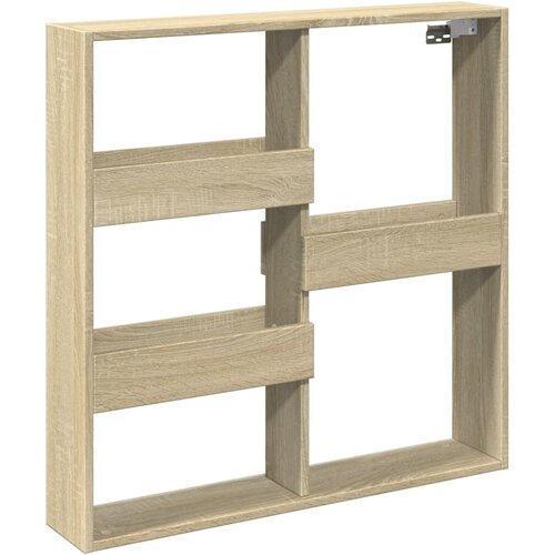 Maison Chic Stenska omarica - Zidna omarica sonoma hrast 80x15x80 cm inženirski les iu1295, (22063570) Cene