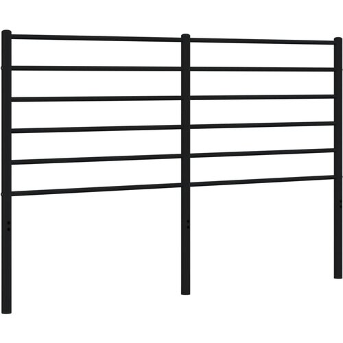 Maison Chic kovinsko posteljno vzglavje - vzglavna omarica - nočna omarica črno 140 cm, (21705257) Cene
