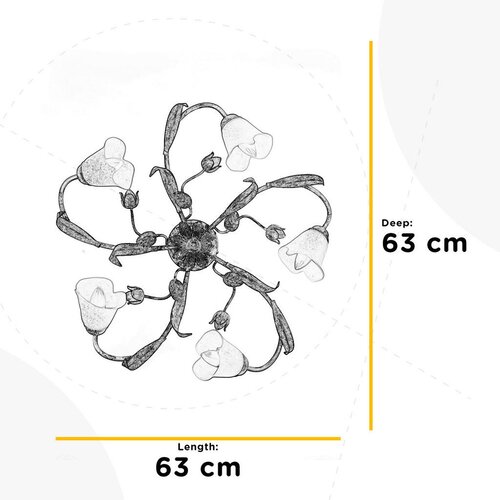 Lesnina XXXL STROPNA SVETILKA 63/20 cm Slike