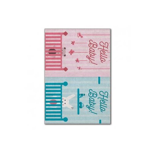 Conceptum Hypnose tepih Hmi Kdc-91, pravougaoni, 140 x 220 cm, roze-plavi Slike