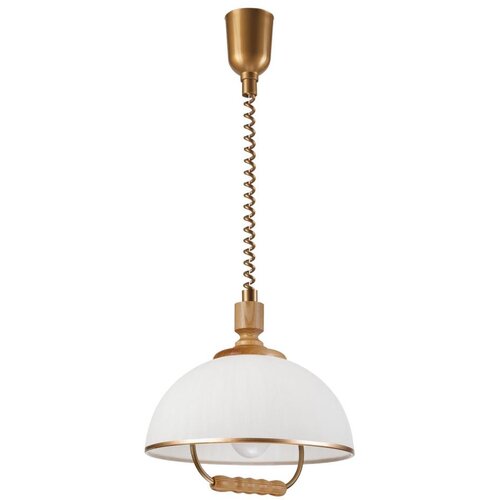 Podesivi luster RAMONA 1xE27/60W/230V braon/bela/hrast Slike