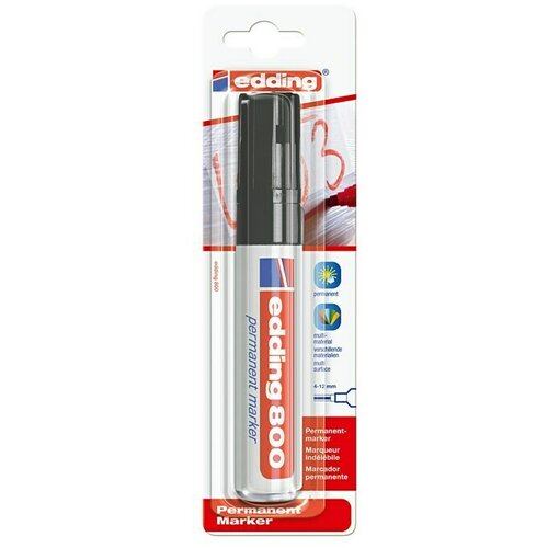 Edding Marker Permanentmarker 800 (Širina linije: 4 mm - 12 mm, Crne boje) Cene