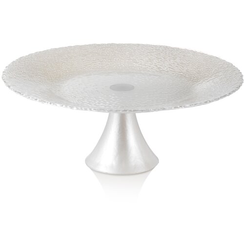 Evviva Krožnik s podstavkom za torto Smirne 28cm / slonoko&scaron;čen / steklo, (21317982) Cene