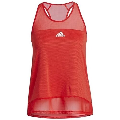 Adidas Majice s kratkimi rokavi Training Heatrdy Mesh Tank Top Rdeča Slike
