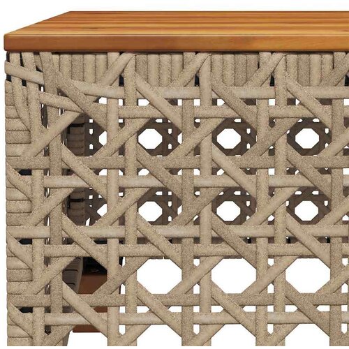 VidaXL 11-dijelni set vrtnih sofa od poliratana s jastucima bež Slike