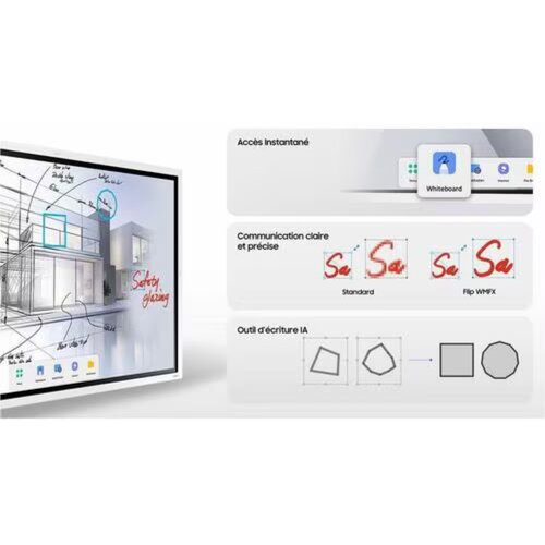 Samsung Smart Signage Flip WMFX 55&amp;quot; UHD LH55WMFWBGCXEN 16/7 Poslovni zaslon UHD 55-palcni z zaslonom na dotik. Slike