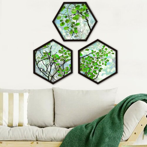 Wallity Uokvirena slika 6GEN1067111450, 35x35 cm, 3 dijela Cijene