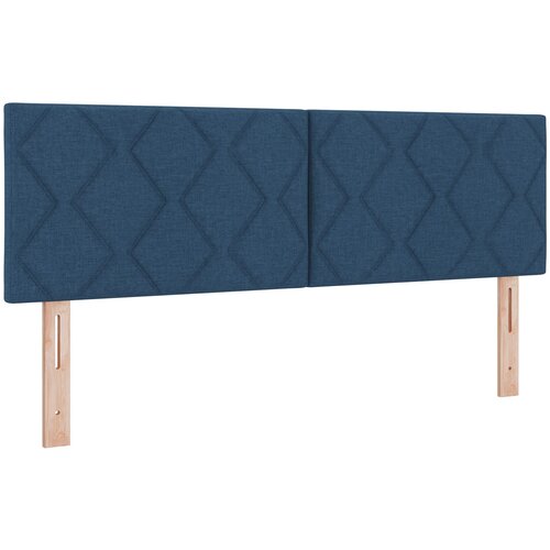 vidaXL Uzglavlje Dizajn Dijamantnih Kockica Plava 140 cm Tkanina Cene