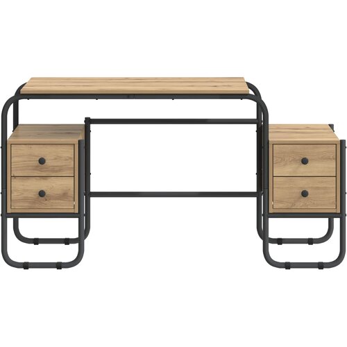  Stol s pohranom Hrast artisan 145 x 50 x 75 cm Slike