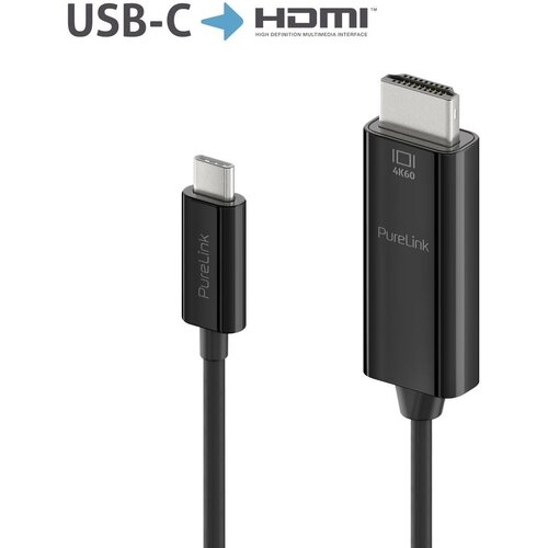 PureLink IS2201-010 video cable adapter 1 m USB Type-C HDMI Black Slike
