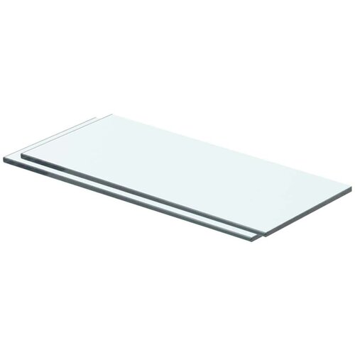 vidaXL Ploče za police 2 kom staklene prozirne 40 x 12 cm Cene