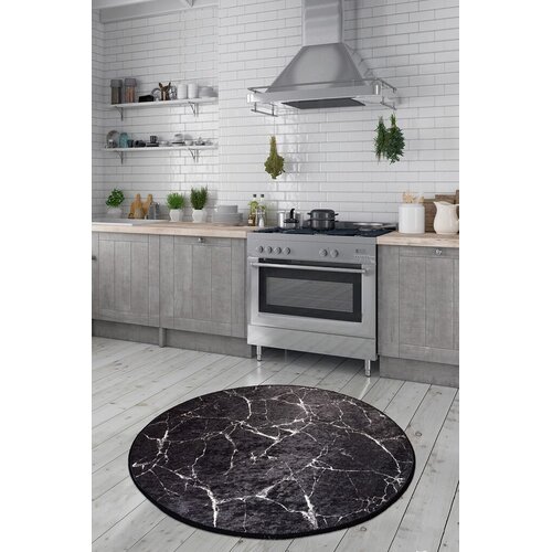 Conceptum Hypnose Carpet Mermer, O200cm, crni Cijene