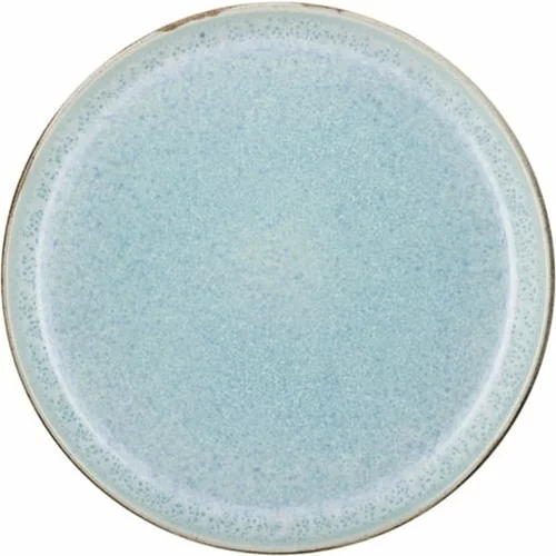  Desertni krožnik 21 cm - siva / svetlo modra