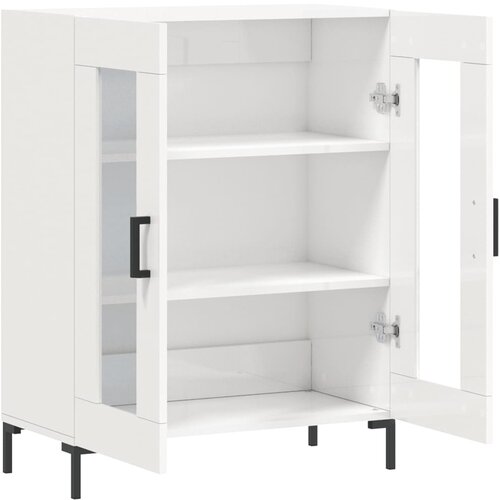  Komoda siva boja betona 69,5x34x90 cm od konstruiranog drva Slike