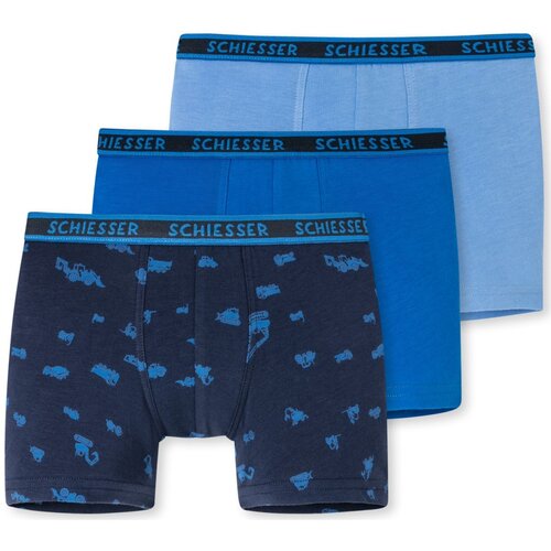 SCHIESSER spodnje hlače boxer 3 kosi 173116-911 modra F 116 Cene