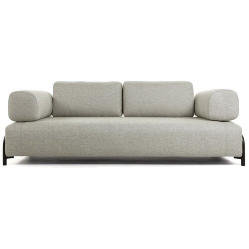 Kave Home Bež-siv kavč z nasloni za roke Compo Cene