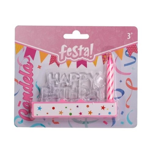 Festa candela svećica led roze ( 710330 ) Slike