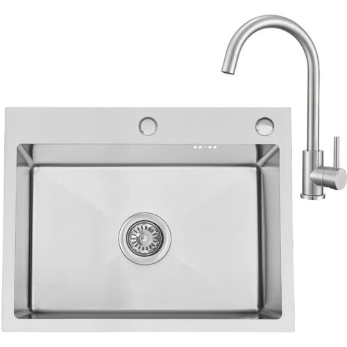 HOMEVELLO Pomivalno korito BRANON 581100 STEEL SET, (5000489257) Slike