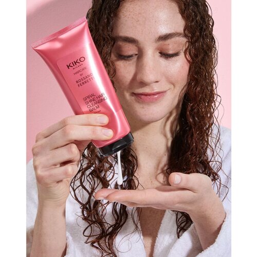 KIKO Milano Spiral Shine Hair Cleansing Balm regenerator za či&amp;scaron;ćenje za kovrčavu kosu 200 ml Slike