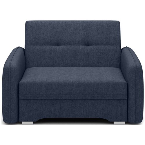 ELTAP Tamno plava sklopiva/s prostorom za odlaganje sofa od &amp;scaron;enila 102 cm Laine &amp;ndash; Slike