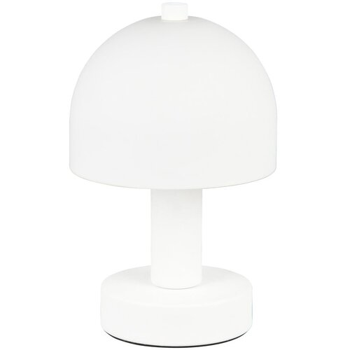  Bijela stolna lampa sa staklenim sjenilom (visina 19 cm) Gle &amp;ndash; Slike