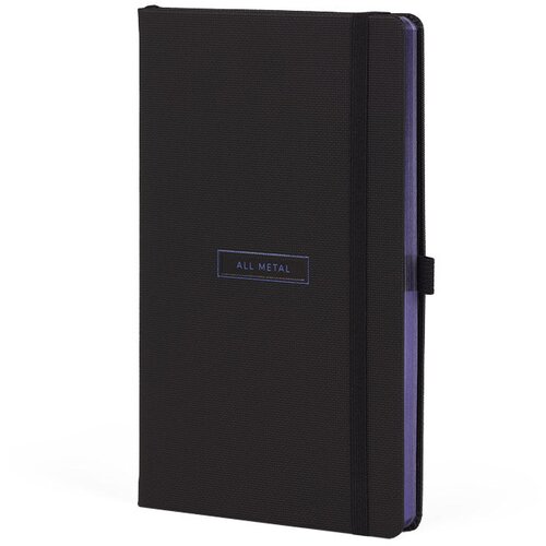  NOTES 13X21CM CRTE 96L S GUMICOM CASTELLI ALL METAL BLUE (CRNO/PLAVI ) Cene