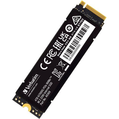 Verbatim Vi7000G M.2 SSD 4TB PCIe NVMe 49369 Cijene