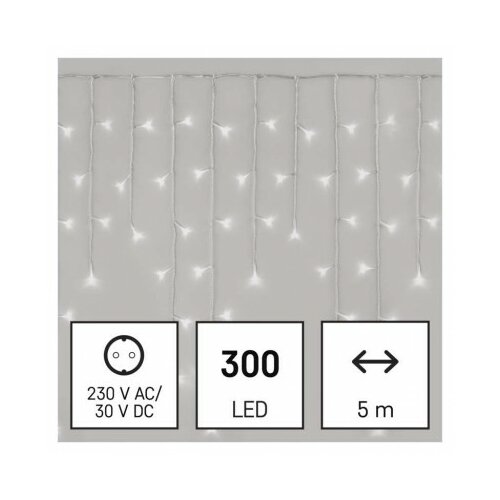 Emos LED svetlosni lanac - Ledenica 300 LED 5m MTG-D4CC02 Slike