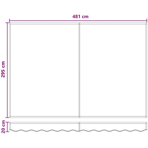 Zamjensko platno za tendu Pijesak 5 x 3 m Poliester Slike