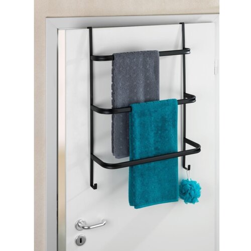 Wenko 24026100 - Držač pe&amp;scaron;kira IRPINIA 54,5x77,5 cm crni Slike