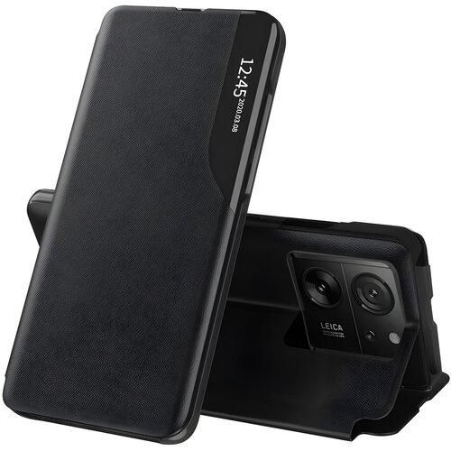 Techsuit Elegantna knjižna futrola View Case za Xiaomi 13T/13T Pro - Crna Cene
