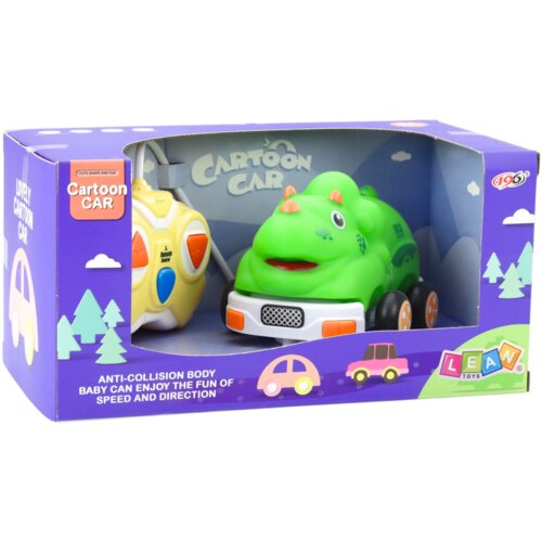 Automobil na daljinsko upravljanje za malu djecu, dinosaurus zelene boje Slike