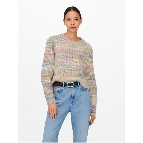 Only Beige women's patterned sweater Carma - Women Cijene