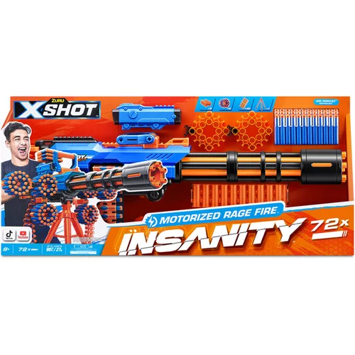 Zuru mitraljez X-shot Insanity Rage Fire
