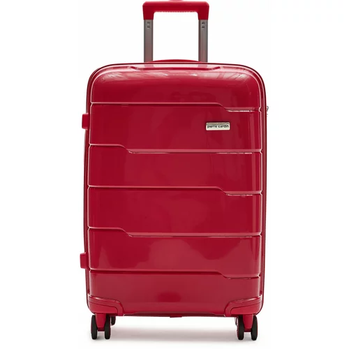 Pierre Cardin Srednji kovček LEE01 103-24 Rdeča