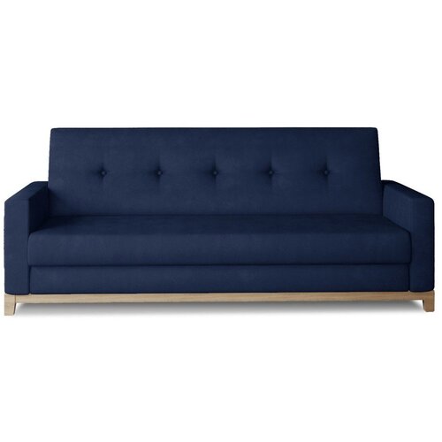 ELTAP Tamno plava baršunasti sklopiva/s prostorom za odlaganje sofa 216 cm Selene – Cijene
