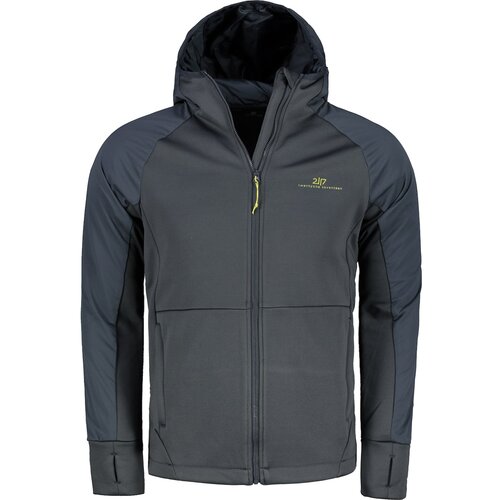 2117 KAPPSTAD - men&amp;#039;s hybrid jacket with hood - Ink Slike