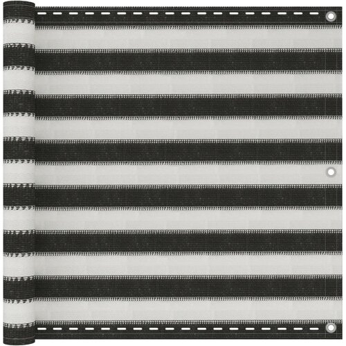 Balkonska Za&scaron;tita HDPE 90x600 cm Antracit i Bijela Boja Cene