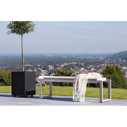 Venture Home vrtna klupa Athena 38 &amp;times; 45 &amp;times; 140 cm, izbijeljena (whitewash) Slike