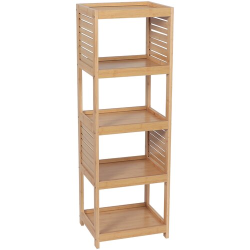 Tendance kupatilski ormarić sa 5 POLICA TRINIDAD 37X30X109CM MDF BAMBOO 9932764 Cene