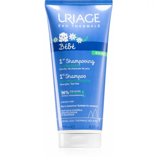 Uriage Bébé 1st Shampoo nježni šampon za djecu s kamilicom 200 ml