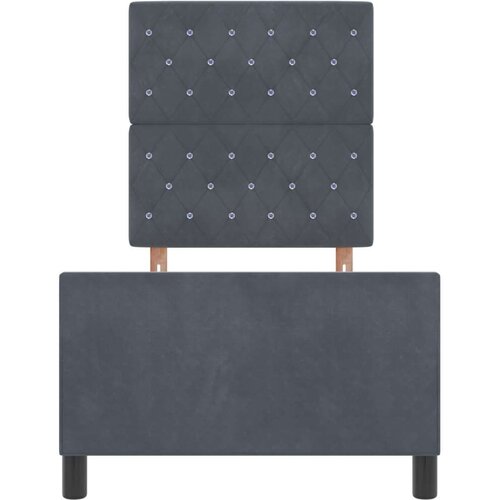 VidaXL krevet s okvirima tamno siva 80x200 cm bar&amp;scaron;un Slike