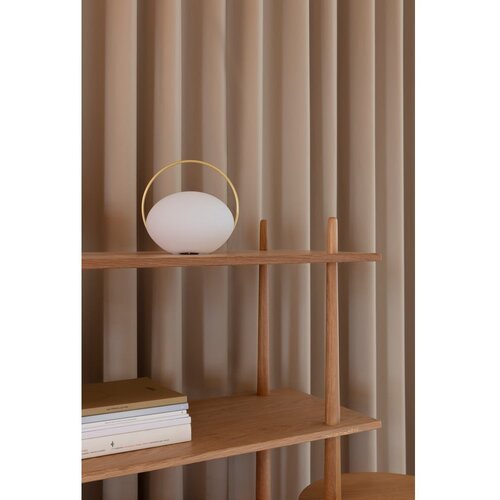 UMAGE Bela LED zatemnitvena namizna svetilka (vi&amp;scaron;ina 19 cm) Orbit &amp;ndash; Slike