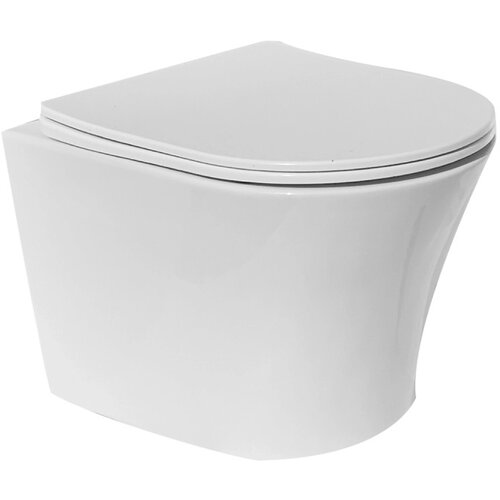 Inter Ceramic wc &scaron;koljka set z desko bela Cene
